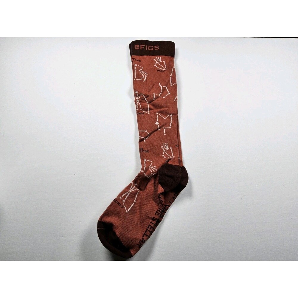FIGS Compression You're Stellar Constellation Body Medical Nurse Socks Size M